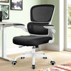COOLHUT Office Chair, Ergonomic Desk Chair with Lumbar Support and Adjustable Armrests, Breathable Mesh Mid Back Computer Chair, Reclining Task Chair for Home Office