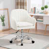 Modern Vanity Chair with Adjustable Height and Comfy Back Support