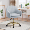 Modern Vanity Chair with Adjustable Height and Comfy Back Support